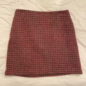 Uniqlo Plaid Mini Skirt